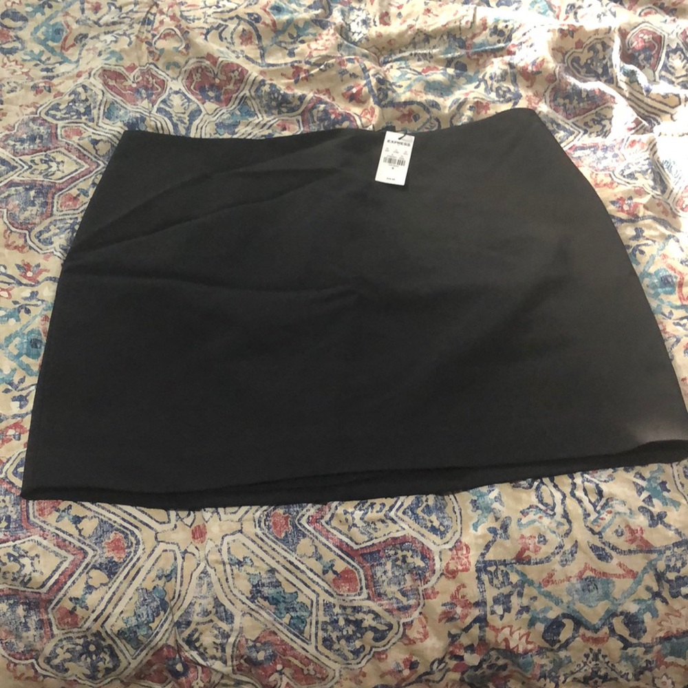 Express Black Mini Skirt